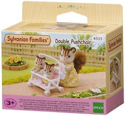 Sylvanian Families kočárek pro dvojčata doplněk k herním sadám