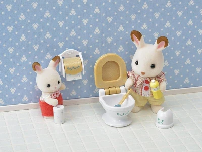 Sylvanian Families koupelna venkovská nábytek s doplňky k herním sadám