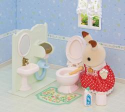 Sylvanian Families koupelnový set s WC doplněk k herním sadám