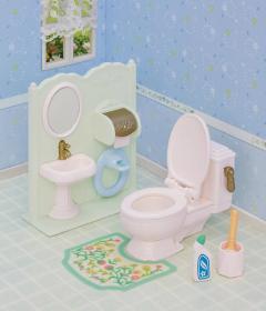 Sylvanian Families koupelnový set s WC doplněk k herním sadám