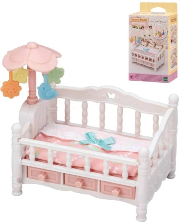 Sylvanian Families postýlka s kolotočem pro trojčata nábytek doplněk k herním sadám Sylvanian Families postýlka s kolotočem pro trojčata nábytek doplněk k herním sadám