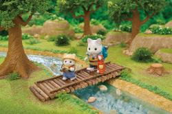 Sylvanian Families Průzkumný set 2 figurky Latte kočky bratr a miminko s doplňky
