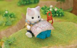 Sylvanian Families Průzkumný set 2 figurky Latte kočky bratr a miminko s doplňky
