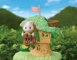 Sylvanian Families Průzkumný set 2 figurky Latte kočky bratr a miminko s doplňky