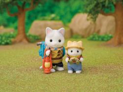 Sylvanian Families Průzkumný set 2 figurky Latte kočky bratr a miminko s doplňky
