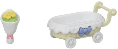 Sylvanian Families rodina Flora králíci s trojčaty set 5 figurek králičí rodinka