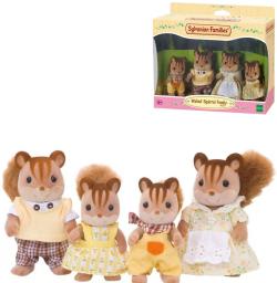 Sylvanian Families Rodina hnědých veverek set 4 figurky v krabici Sylvanian Families Rodina hnědých veverek set 4 figurky v krabici