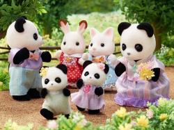 Sylvanian Families rodina pandy set 4 figurky pandí rodinka v krabici