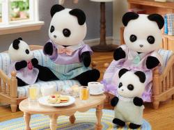 Sylvanian Families rodina pandy set 4 figurky pandí rodinka v krabici