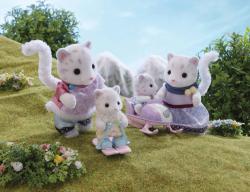 Sylvanian Families Rodina sněžných levhartů set 4 figurky v krabici
