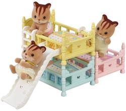 Sylvanian Families třípatrová postel se skluzavkou nábytek doplněk k herním sadám