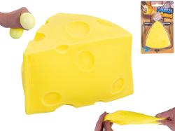Sýr strečový mačkací antistresový ementál na kartě