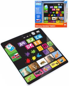 Tablet baby dětský naučný interaktivní trojjazyčný CZ na baterie Zvuk Tablet baby dětský naučný interaktivní trojjazyčný CZ na baterie Zvuk