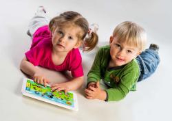 Tablet baby dotykový Mravenečkův naučný česky mluvící na baterie Zvuk