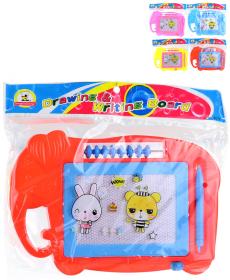 Tabulka dětská magnetická slon set s kouzelným perem 4 barvy