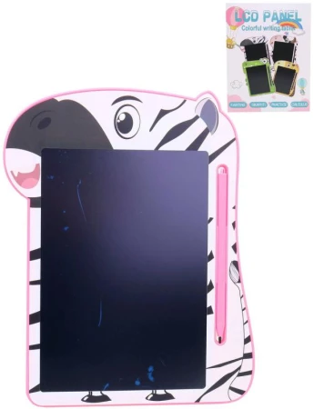 Tabulka LCD kreslicí zvířátka 23x17cm set s propiskou na baterie 4 druhy Tabulka LCD kreslicí zvířátka 23x17cm set s propiskou na baterie 4 druhy