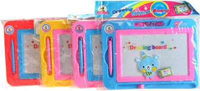 Tabulka magická kreslící set s kouzelným perem plast 4 barvy v sáčku Tabulka magická kreslící set s kouzelným perem plast 4 barvy v sáčku