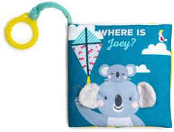 Taf Toys Baby knížka textilní s aktivitami Kde je Joey? pro miminko