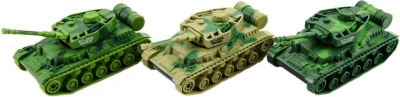 Tank 11cm na zotrvačník 2 druhy 3 farby plast