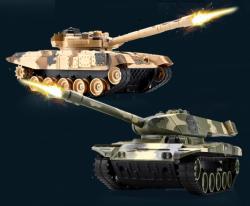 Tanková bitva ABRAMS vs. T90 - maskáčový 1/32 SADA Tanků + sleva 200,- na příslušenství