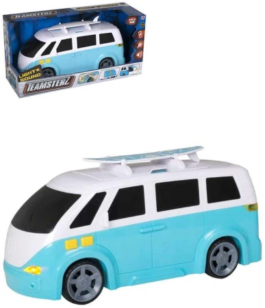 Teamsterz auto karavan 35cm na baterie Světlo Zvuk plast Teamsterz auto karavan 35cm na baterie Světlo Zvuk plast