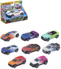 Teamsterz auto kovové 10cm mění barvu ve vodě 8 druhů Teamsterz auto kovové 10cm mění barvu ve vodě 8 druhů