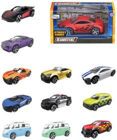 Teamsterz auto kovové Street Kingz 10cm různé druhy volný chod v krabici Teamsterz auto kovové Street Kingz 10cm různé druhy volný chod v krabici
