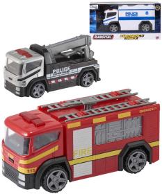 Teamsterz auto kovové vozidlo 1:43 záchranáři 3 druhy v krabici Teamsterz auto kovové vozidlo 1:43 záchranáři 3 druhy v krabici