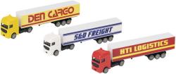 Teamsterz auto kovový tahač s kontejnerem volný chod 3 druhy