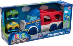 Teamsterz Auto Tiny transportér set se 2 soft baby autíčky s očima plast