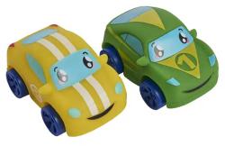Teamsterz Auto Tiny transportér set se 2 soft baby autíčky s očima plast