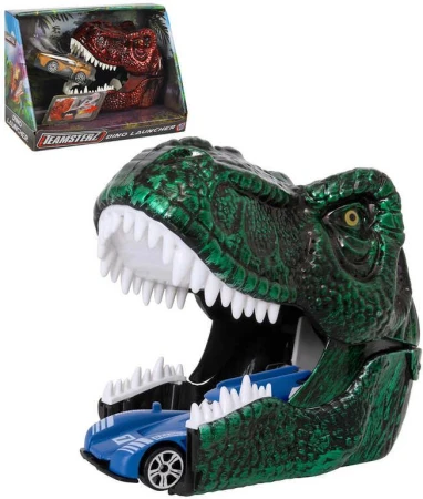 Teamsterz Dinosauří útok set žraločí hlava s vystřelovacím autíčkem kov 2 barvy Teamsterz Dinosauří útok set žraločí hlava s vystřelovacím autíčkem kov 2 barvy