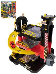 Teamsterz garáž dvoupatrová s výtahem herní set s 5 autíčky kov/plast Teamsterz garáž dvoupatrová s výtahem herní set s 5 autíčky kov/plast