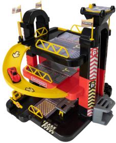 Teamsterz garáž dvoupatrová s výtahem herní set s 5 autíčky kov/plast