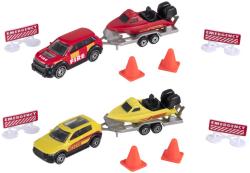 Teamsterz námořní záchranná služba set auto s přívěsem a člunem 2 druhy kov