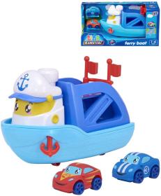 Teamsterz Tiny trajekt baby herní set lodička se 2 autíčky do vody plast Teamsterz Tiny trajekt baby herní set lodička se 2 autíčky do vody plast