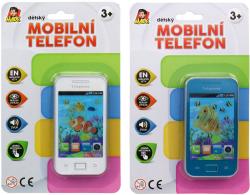 Telefon dětský mobilní 11cm smartphone na baterie 4 druhy Zvuk AJ