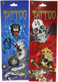 Tetování dětské tattoo set 6 archů 6 druhů Tetování dětské tattoo set 6 archů 6 druhů