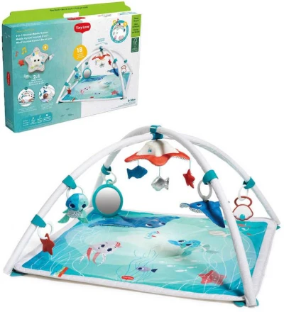 Tiny Love Baby hrací deka s hrazdou Oceán na baterie Světlo Zvuk pro miminko Tiny Love Baby hrací deka s hrazdou Oceán na baterie Světlo Zvuk pro miminko