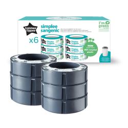Tommee Tippee Sangenic Simplee náhradní kazety, 6 ks