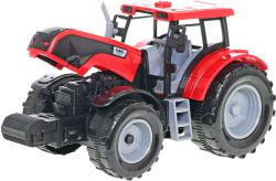 Traktor plastový 20cm zemědělský stroj na setrvačník 3 barvy