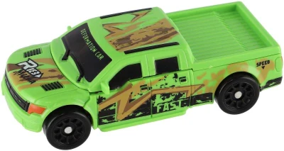 Transformer auto/robot 14cm transrobot bojový Zelený s premenou 2v1