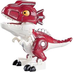 Transrobot kovový dinosaurus / bojový robot se zbraní s přeměnou 2v1 6 druhů