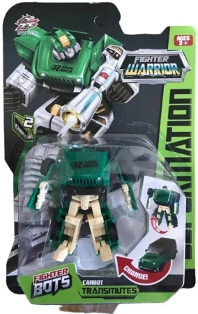 Transrobot skládací auto / robot s přeměnou 2v1 2 barvy