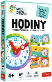 Trefl Hra Malý objevitel Hodiny vzdělávací společenská hra