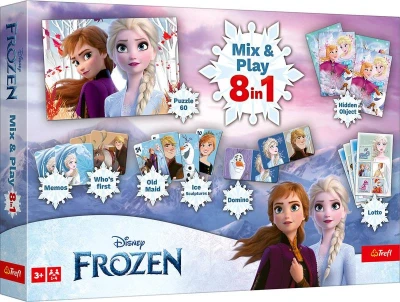 Trefl Hra Mix Play súbor hier 8v1 Frozen (spoločenská hra) Trefl Hra Mix Play súbor hier 8v1 Frozen (spoločenská hra)