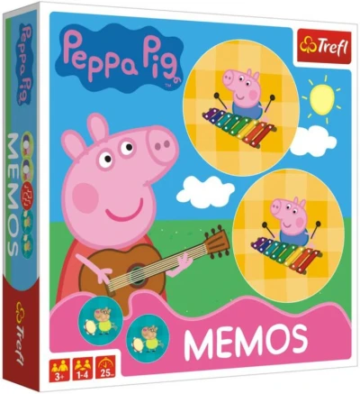 Trefl Hra Pexeso prasiatko Peppa Pig (spoločenská hra) Trefl Hra Pexeso prasiatko Peppa Pig (spoločenská hra)
