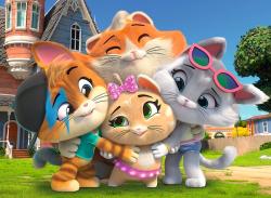 Trefl PUZZLE 44 Koček Přátelství v zemi koček 27x20cm skládačka 30 dílků