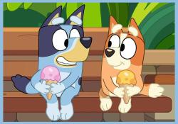 Trefl PUZZLE 4v1 Bluey a jeho svět 29x21cm skládačka 71 dílků