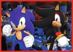 Trefl PUZZLE 4v1 Ježek Sonic Dobrodružná jízda 29x21cm 207 dílků skládačka